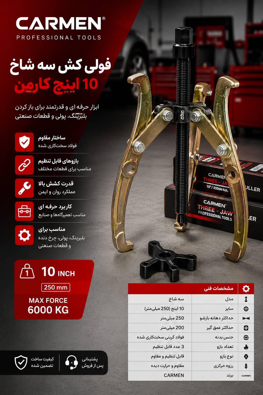 فولی کش 10 کارمن